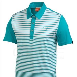 Puma YD Stripe Block Golf Polo